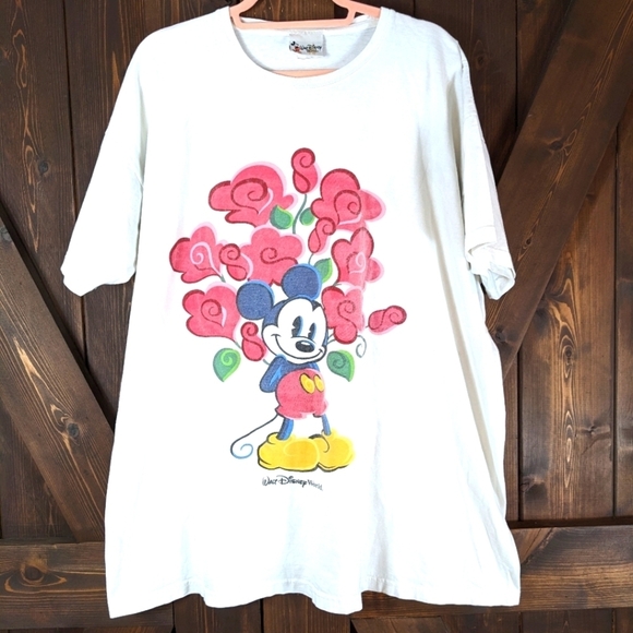 Disney Tops - Vintage Walt Disney World Hotel Sleep Shirt OSFM Mickey Mouse